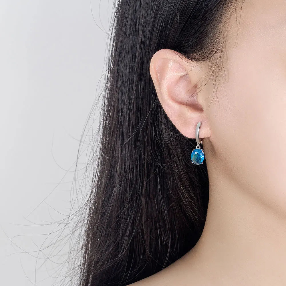 925 Silver Jewelry Sets Elegant Women's Ring Earrings Necklace Wedding Bridal Engagement Accessories